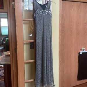 Black & Silver Mother of the Bride Dress